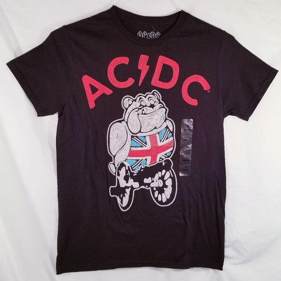 AC/DC Other - AC/DC British bulldog embroidery Print. NWT. SMALL